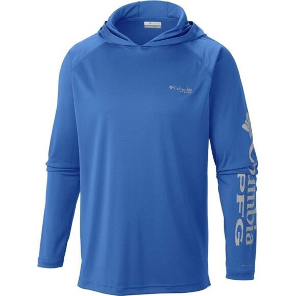 Columbia Men's Terminal Tackle Sun Hoodie, Moisture Wicking - Picture 2 of 3